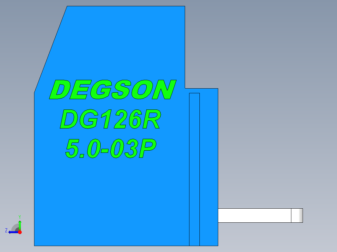 DG126R-5.0-03P-12-00AH右视图