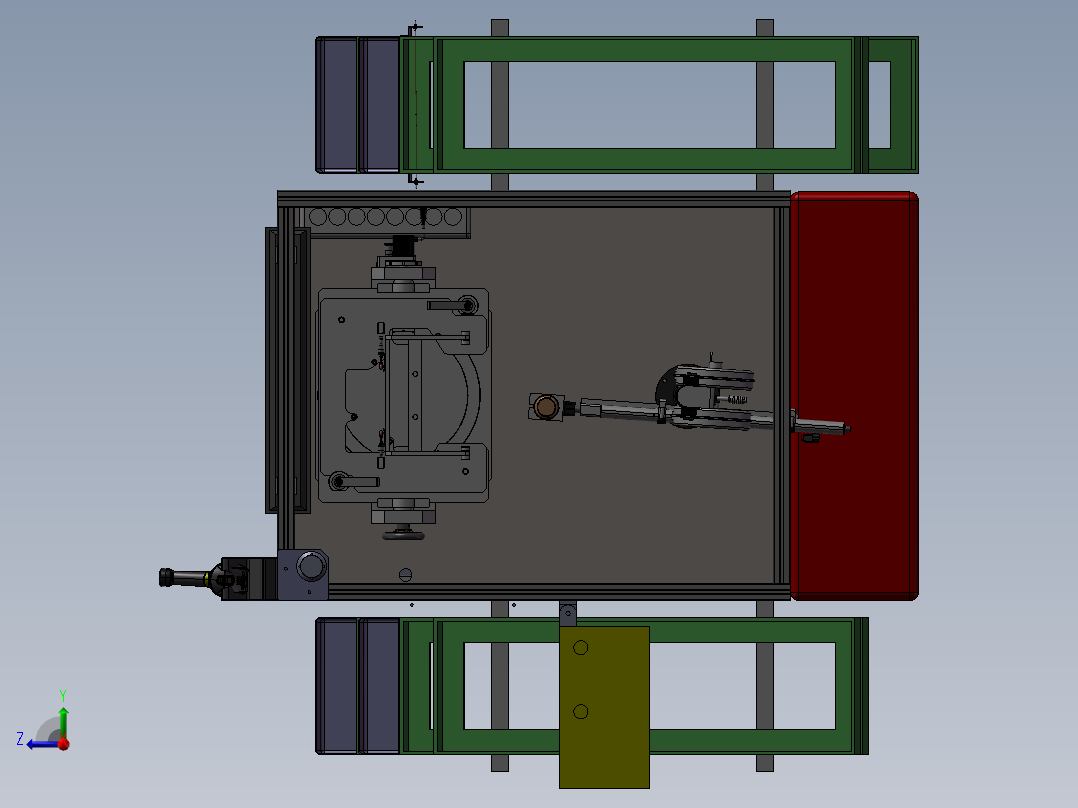 手持式自动锁螺丝机右视图