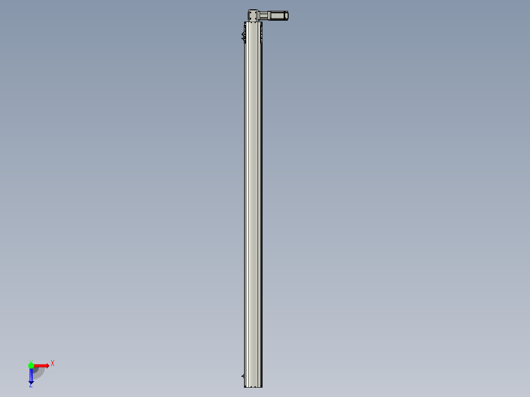 东锦同步带传动-直线滑台模组DH120B-L125-S2150-BL-P400W-C3俯视图