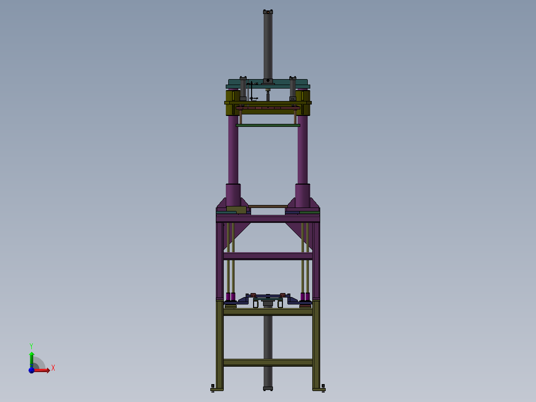 上料机构前视图