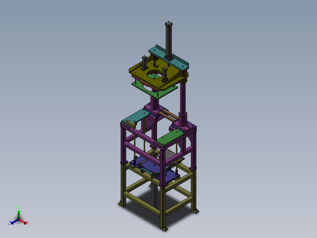 上料机构正等轴测图