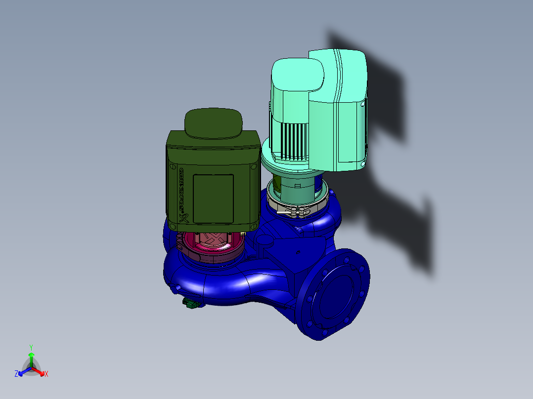 格兰富TPE系列单级管道循环增压泵