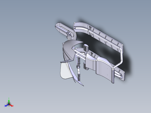 儿童雪橇车正等轴测缩略图