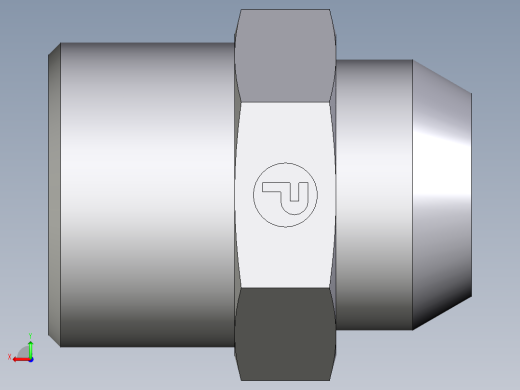卡套式工业通用硬管接头EO_Weld_connector_AS12L71X后视缩略图