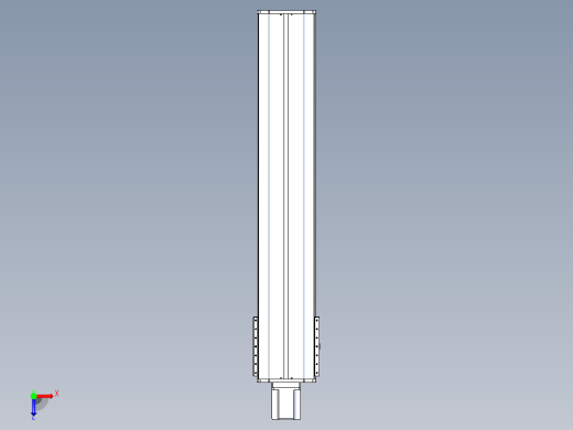 东锦丝杆传动-直线滑台模组DH270-C-L10-S1300-BC-T1000W-C3俯视缩略图