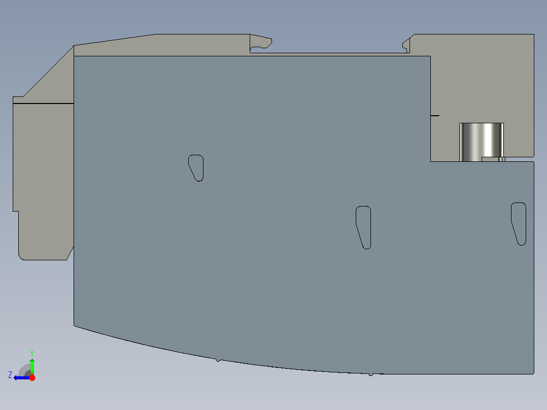 西门子断路器右视图