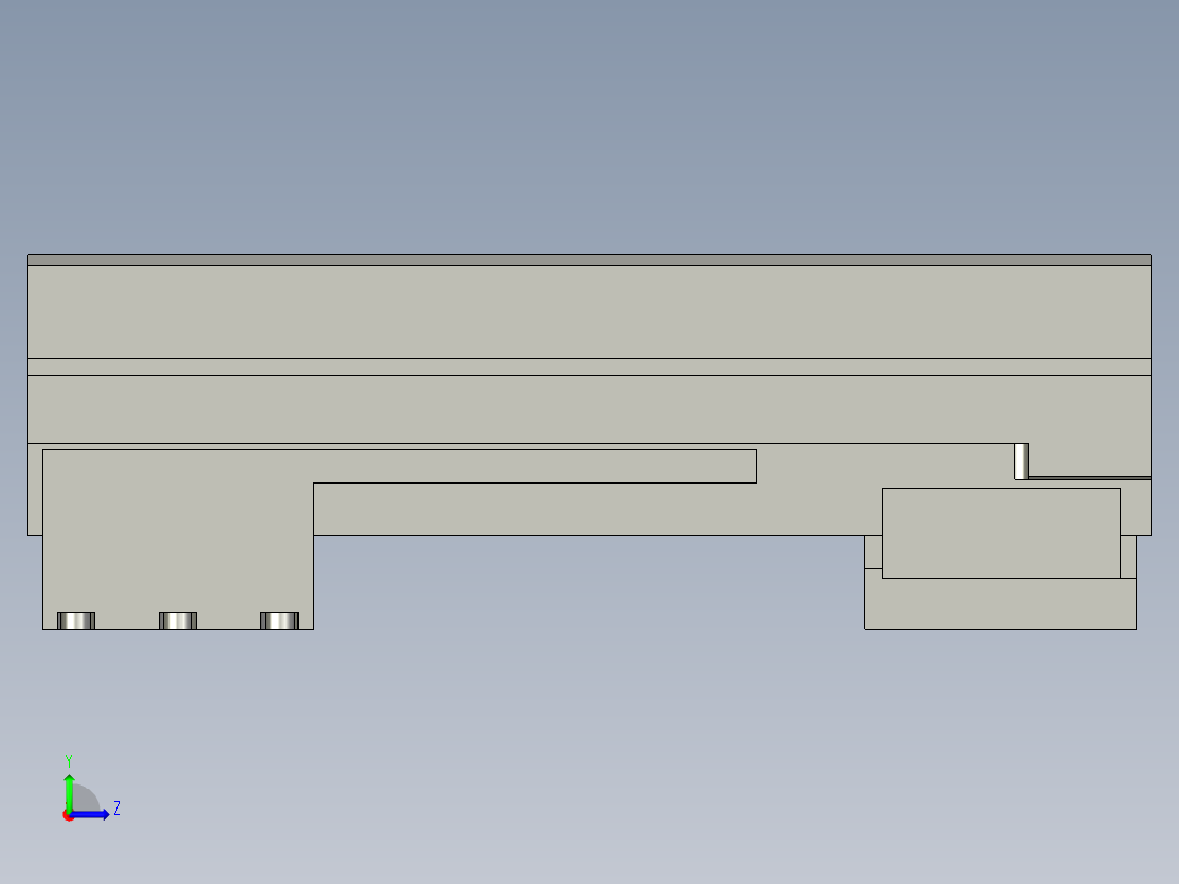 普通气爪ph22-40左视图