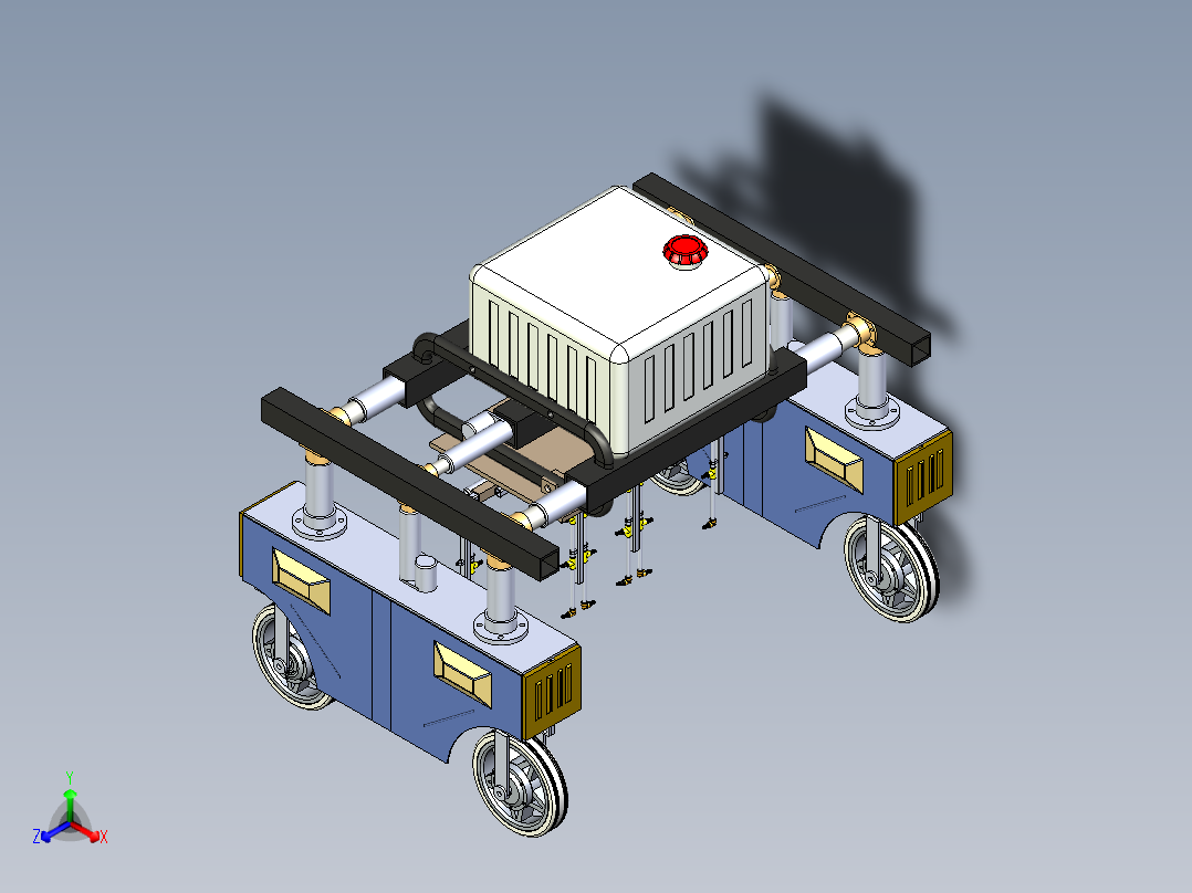 自走式喷药机器人