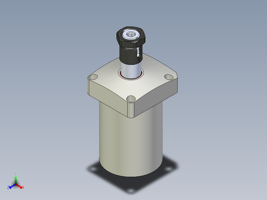 KOSMEKWHE4000-2ALD多系列多零件图纸模型主视图