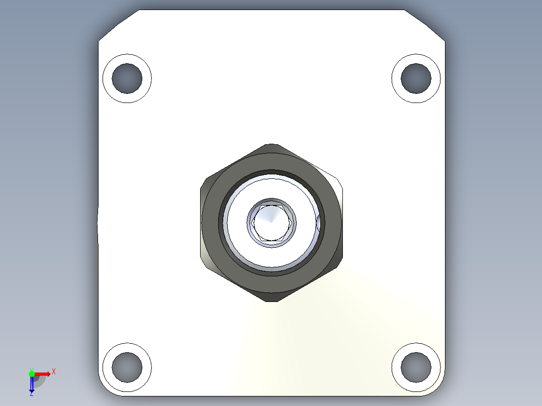 KOSMEKWHE4000-2ALD多系列多零件图纸模型俯视图