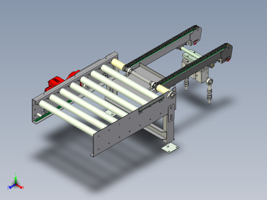 滚筒传送滚筒输送机-stp