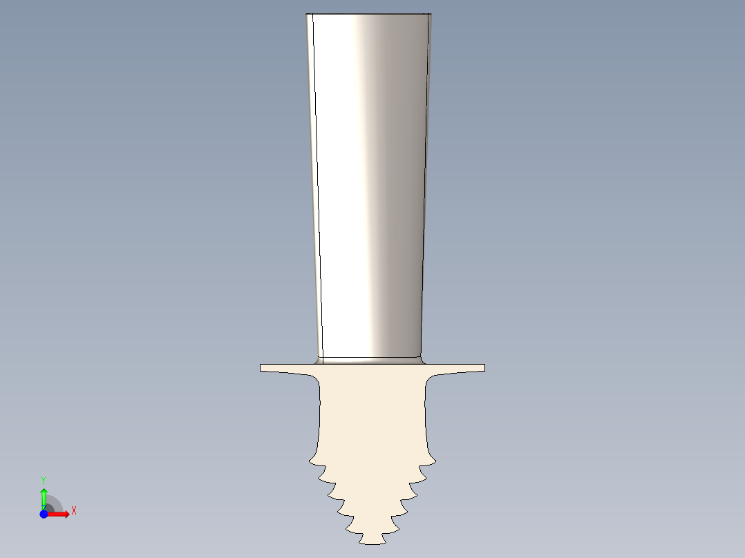 涡轮 叶片 涡扇 (42)前视图