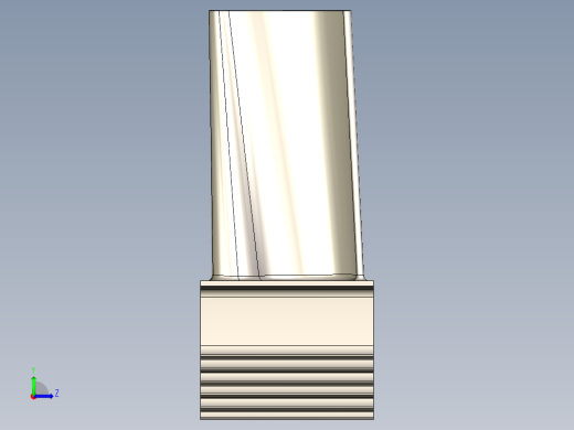 涡轮 叶片 涡扇 (42)左视缩略图