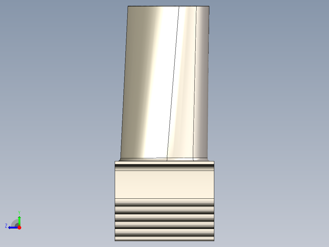 涡轮 叶片 涡扇 (42)右视图