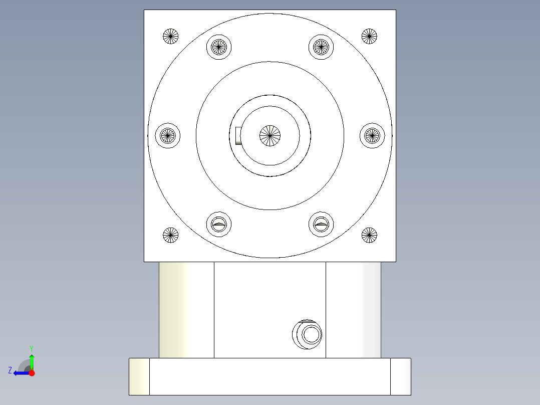 换向器PW170双轴-1 38-180-215-M12-FB.stp右视图
