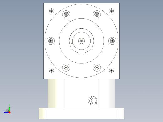 换向器PW170双轴-1 38-180-215-M12-FB.stp右视缩略图