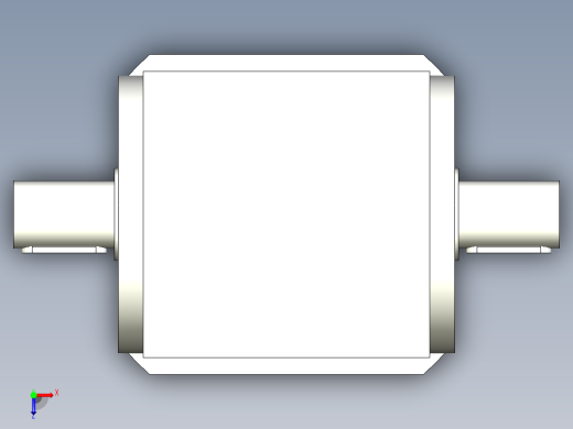 换向器PW170双轴-1 38-180-215-M12-FB.stp俯视缩略图