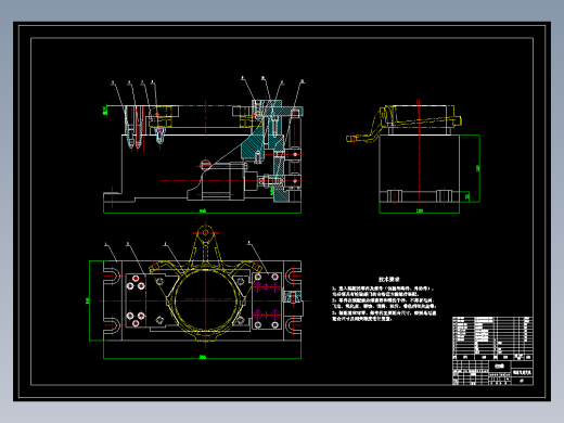 中间轴轴承支架加工工艺及铣φ140孔端面夹具设计【原创设计】