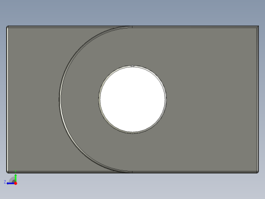 鋅合金鉸鏈MCH(B)-3D多系列多零件图纸模型右视缩略图