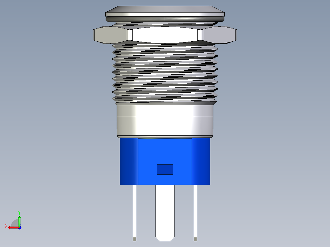 按压开关后视图