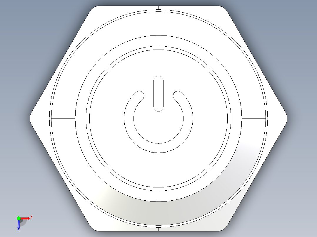 按压开关俯视图