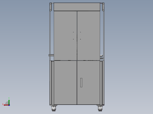 公牛插座全自动组装机3D模型后视缩略图