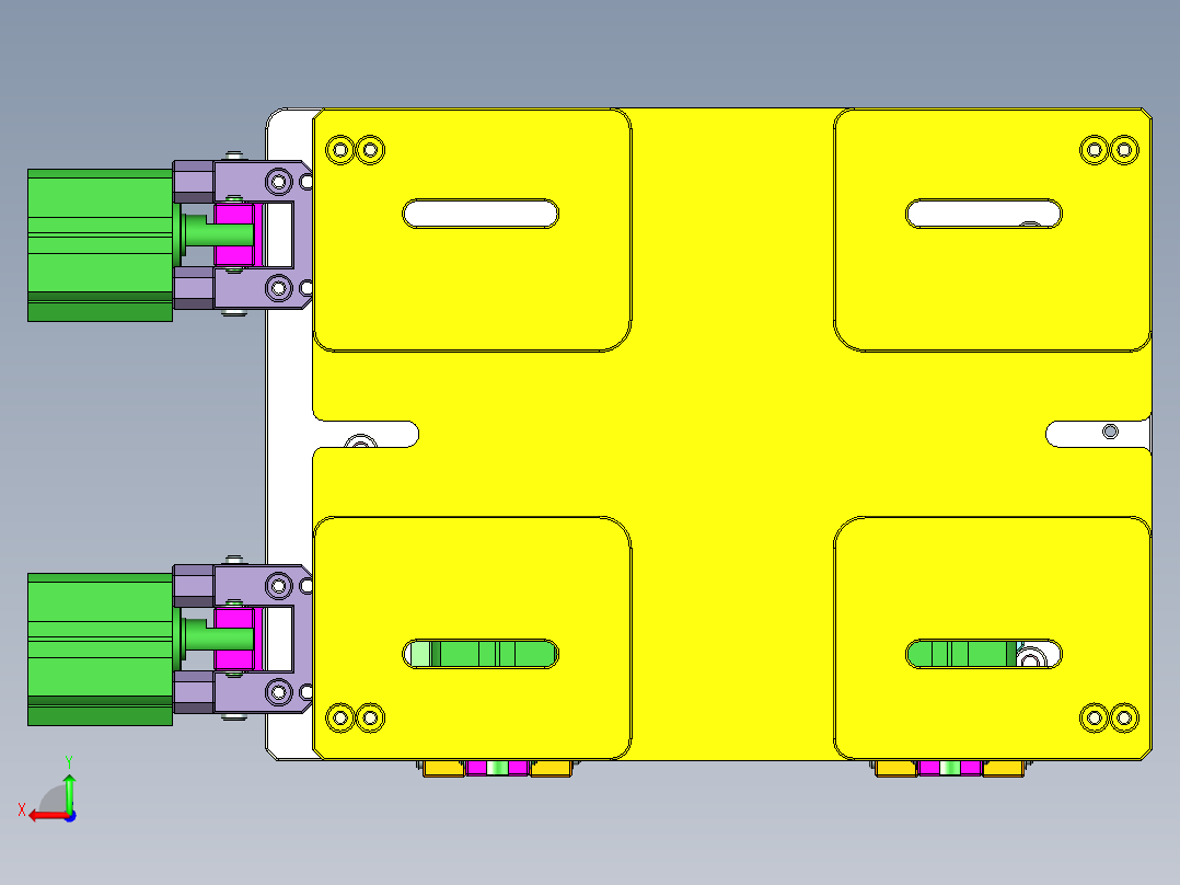 Aam00-A笔记本CNC工装夹具三维模型-CNC1-0430后视图