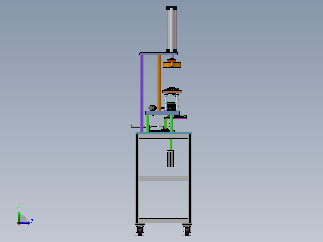 滤清器盒组装机sw18可编辑左视图