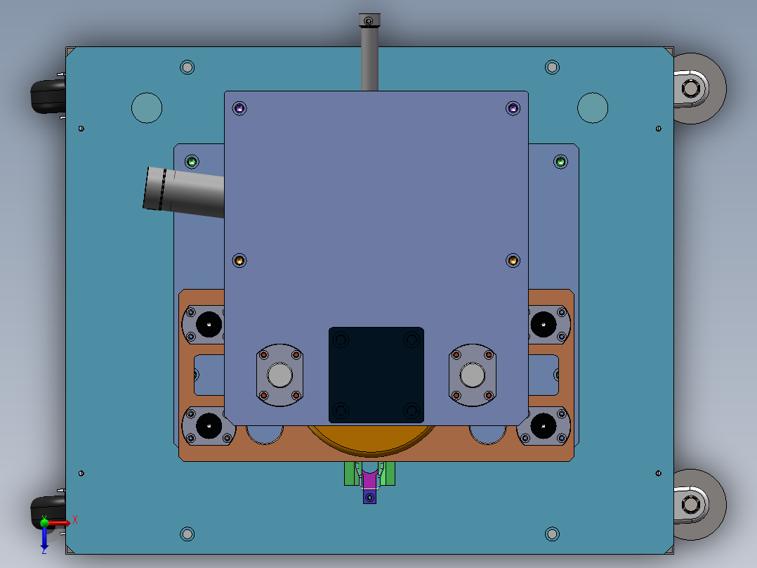 滤清器盒组装机sw18可编辑俯视图