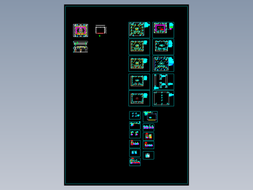显示器屏幕外壳切断模具图