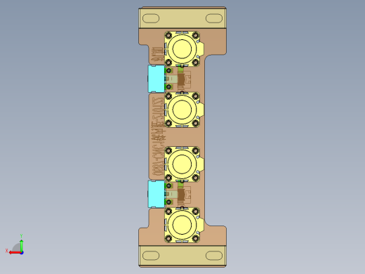 旭创0687-小件CNC工装夹具三维模型CNC1机加版铣内腔-210122后视缩略图