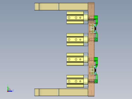 旭创0687-小件CNC工装夹具三维模型CNC1机加版铣内腔-210122左视缩略图