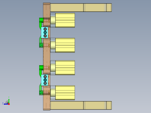旭创0687-小件CNC工装夹具三维模型CNC1机加版铣内腔-210122右视缩略图