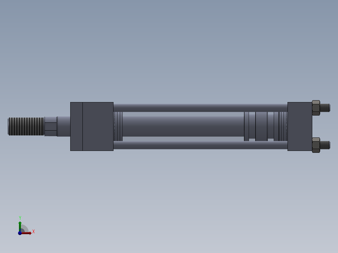 拉杆液压缸-40x25x150-mm-1.snapshot.1前视图