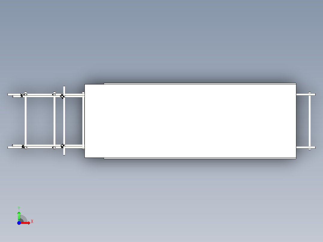 脚手架3D前视图