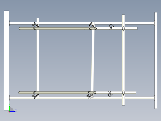 脚手架3D左视缩略图