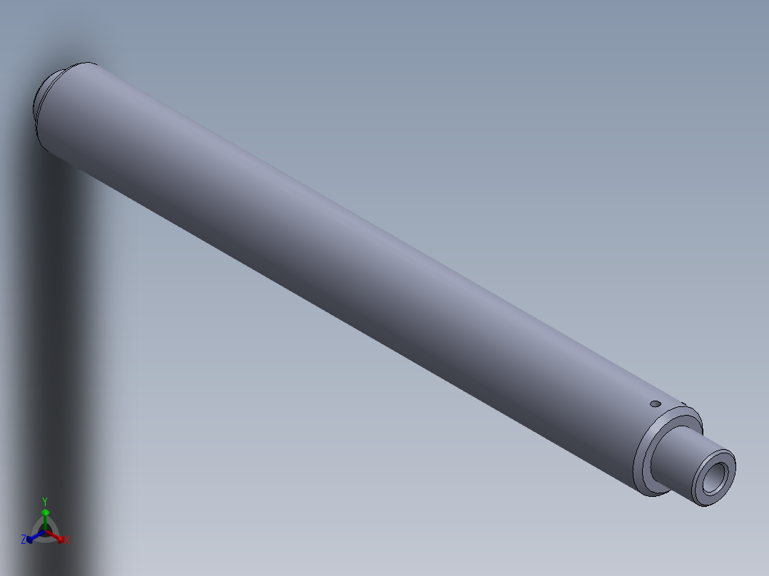 特别定制液压缸正等轴测图