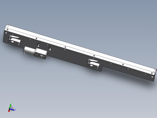 0.776米双皮带输送机构