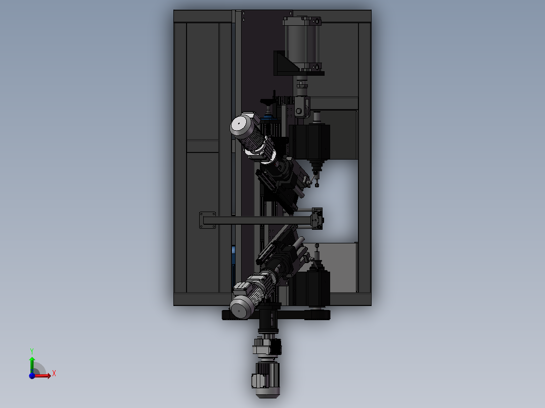 铣床、铣床前视图