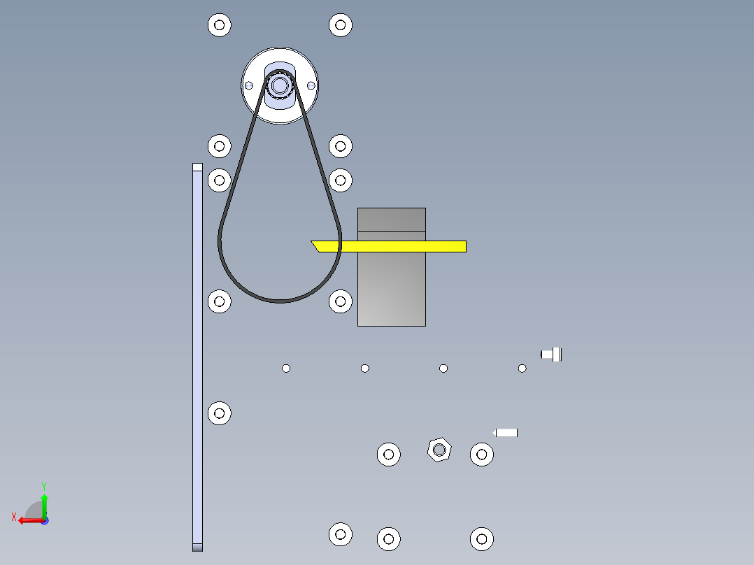 Mini Lathe TZ20002MG微型车床3D数模图纸 Solidworks设计 附STEP后视图