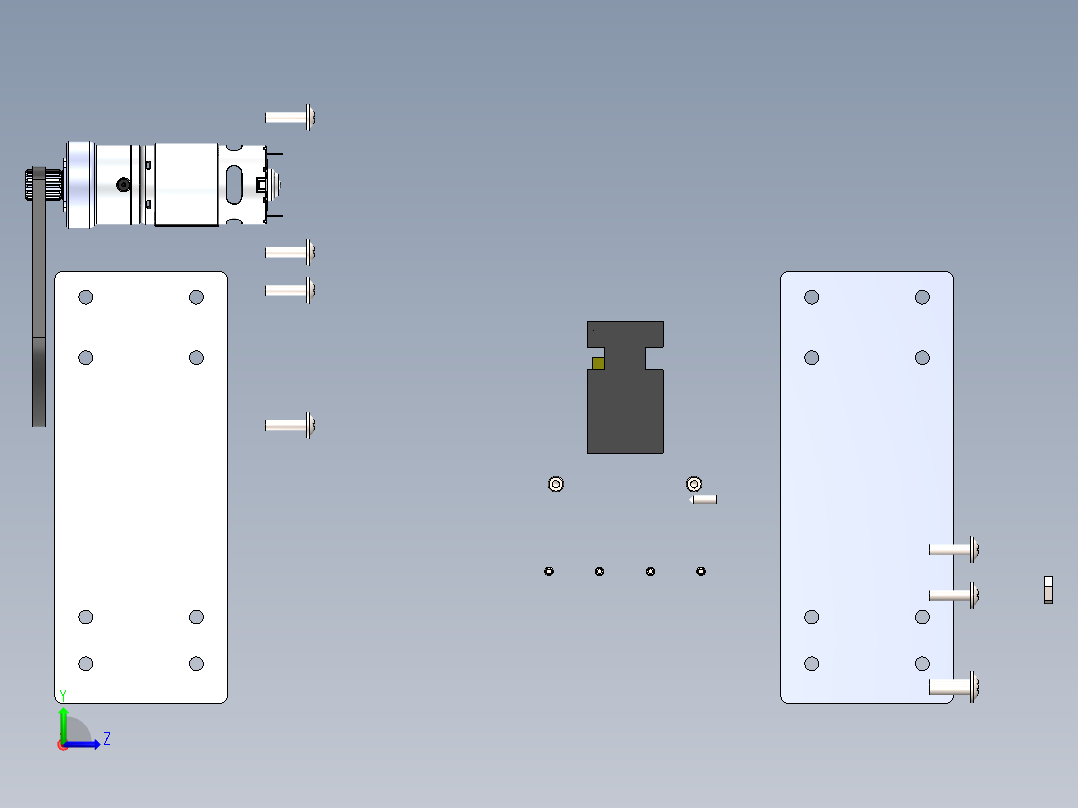 Mini Lathe TZ20002MG微型车床3D数模图纸 Solidworks设计 附STEP左视图
