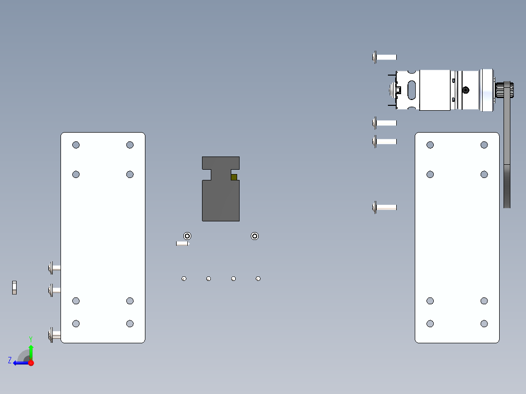 Mini Lathe TZ20002MG微型车床3D数模图纸 Solidworks设计 附STEP右视图