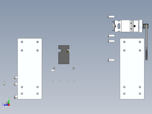 Mini Lathe TZ20002MG微型车床3D数模图纸 Solidworks设计 附STEP右视缩略图