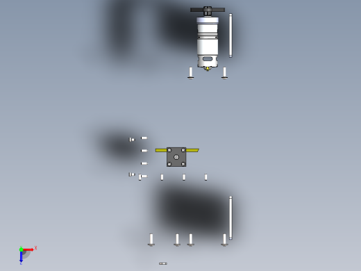 Mini Lathe TZ20002MG微型车床3D数模图纸 Solidworks设计 附STEP俯视缩略图