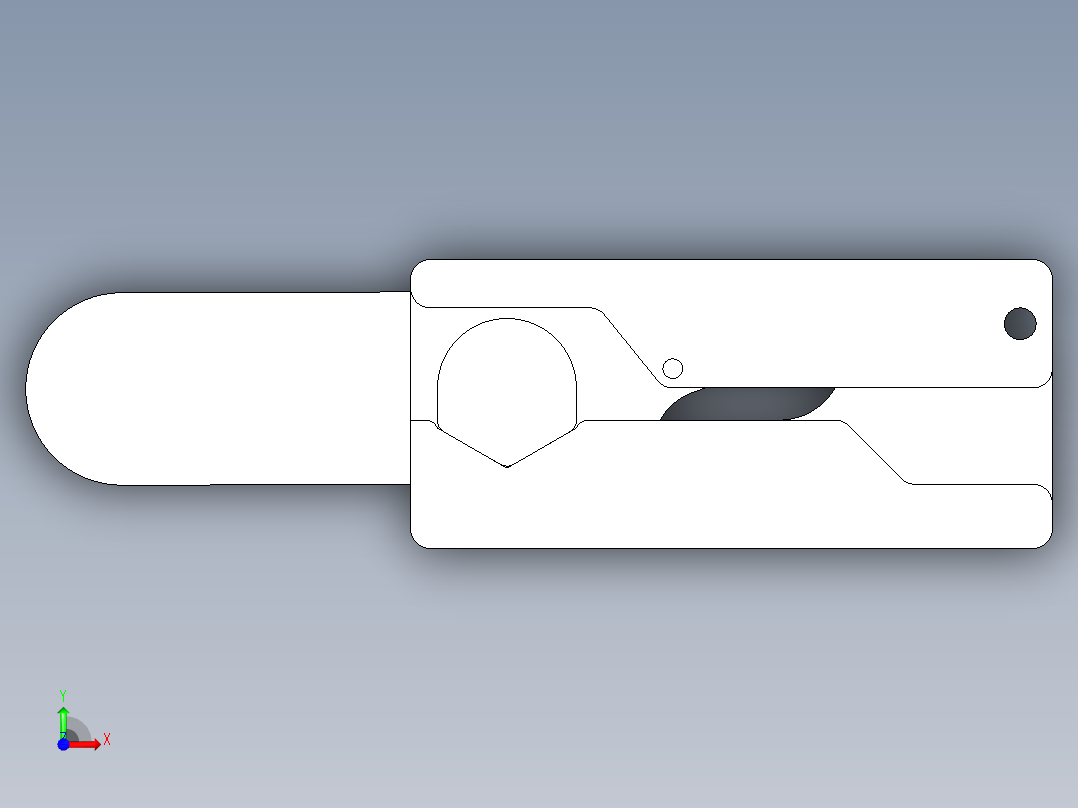 重力结构前视图