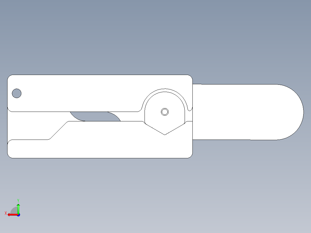 重力结构后视图
