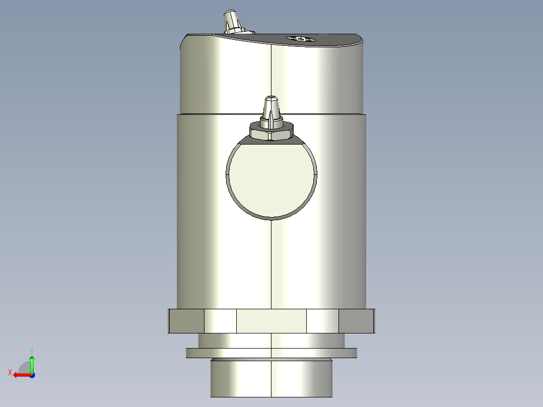 龙卷风旋转头后视图