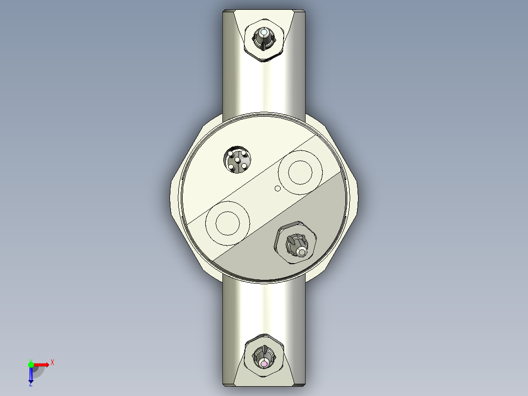 龙卷风旋转头俯视图