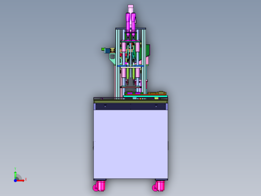 多轴独立自动锁螺丝机前视缩略图