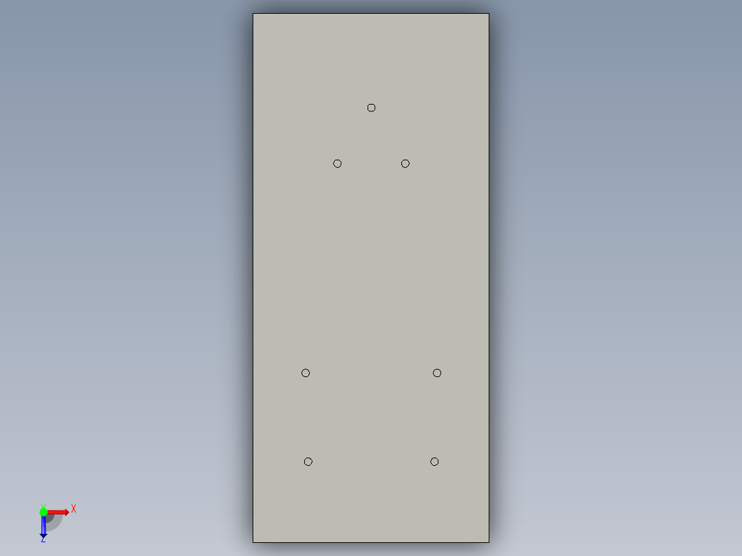 B2005289-搅拌器底座的芯和凹腔俯视图
